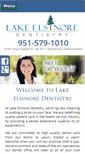 Mobile Screenshot of lakeelsinoredentistry.com